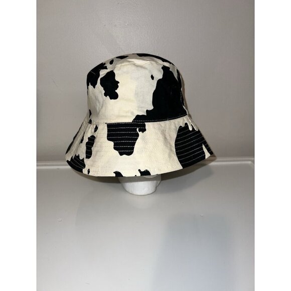 BAGGU Organic Cotton Animal Print Cow Bucket Hat One Size main image 9
